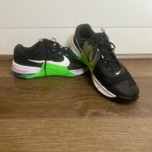 Nike Metcon 7 'Black Green Strike' CZ8280-036 Womens Training Shoe Size 11